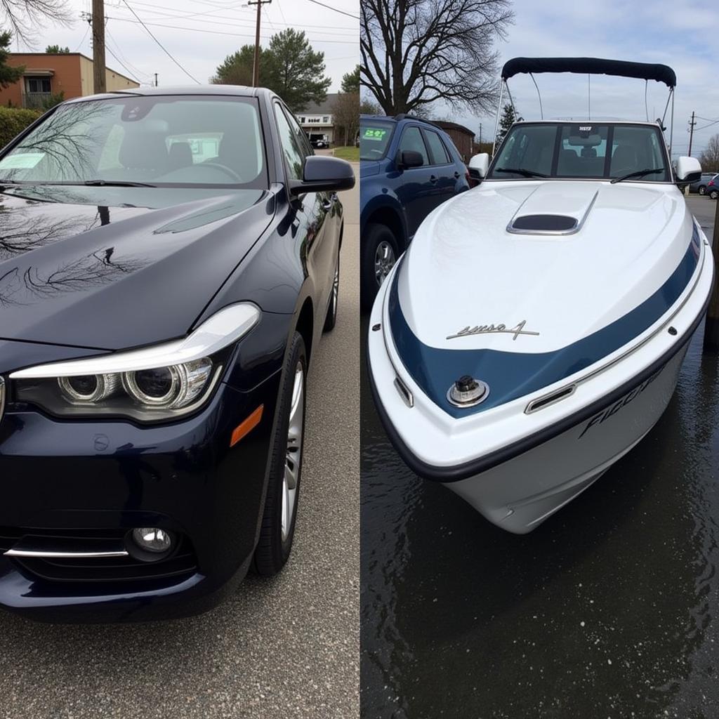 Sparkling Clean Car and Boat After Detailing