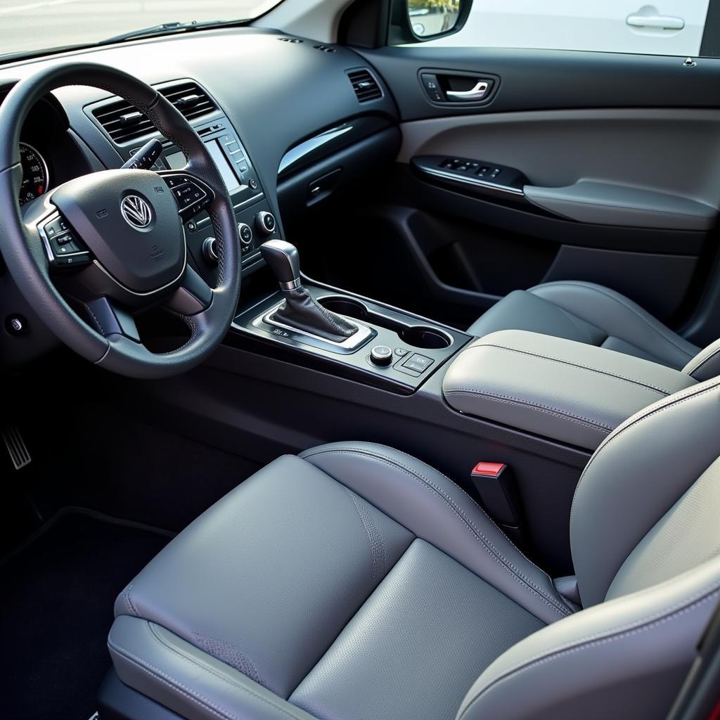 Spotless and Detailed Car Interior