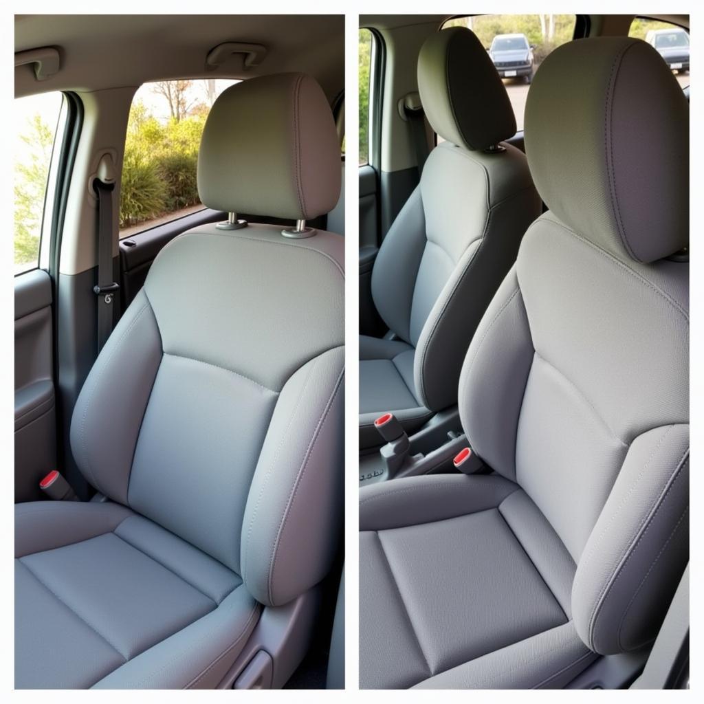 Detailed Cloth Car Seats