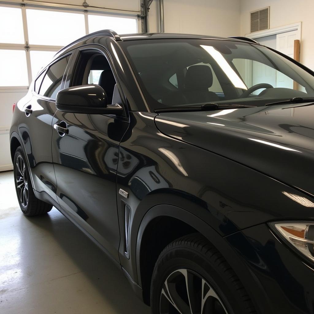 Detailed New Car with Showroom Shine