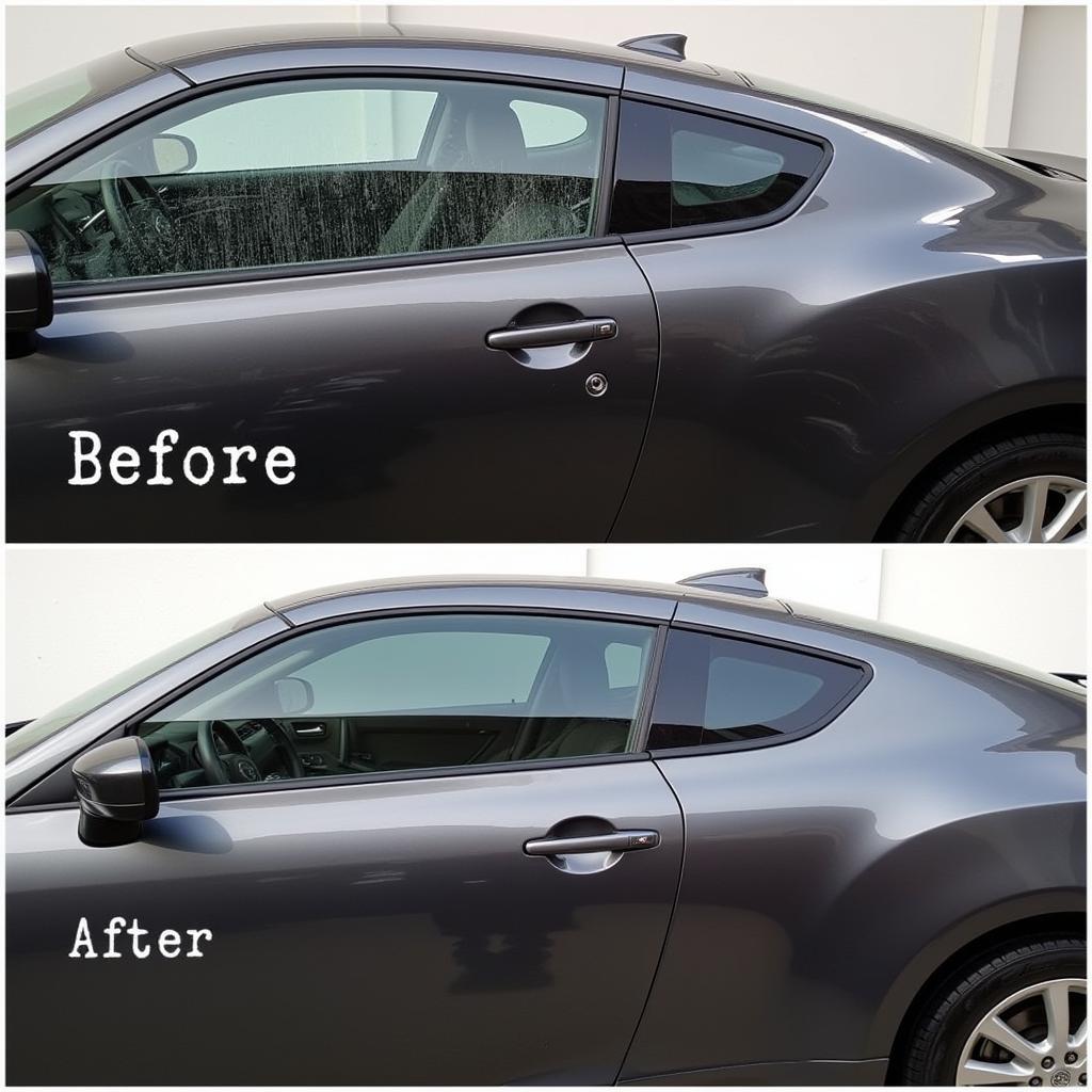 Detailer Car Wash Before and After