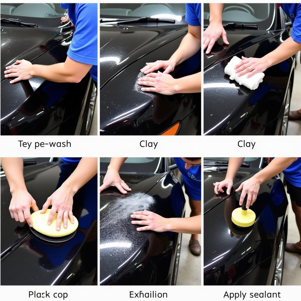 Step-by-Step Black Car Detailing Process