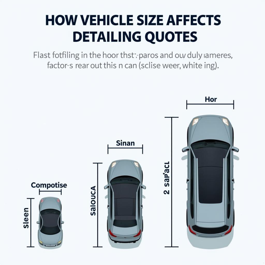 Car Size Comparison for Detailing Quotes