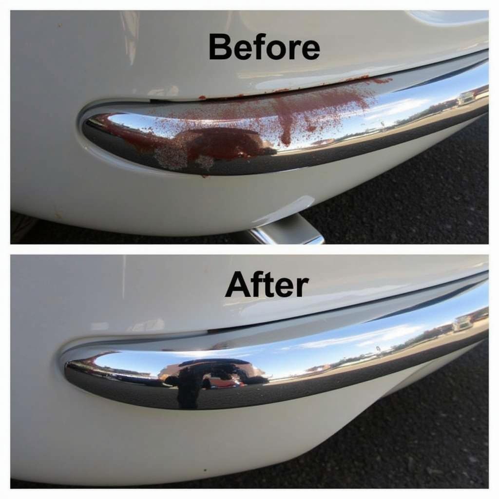 Detailing Chrome Car Trim