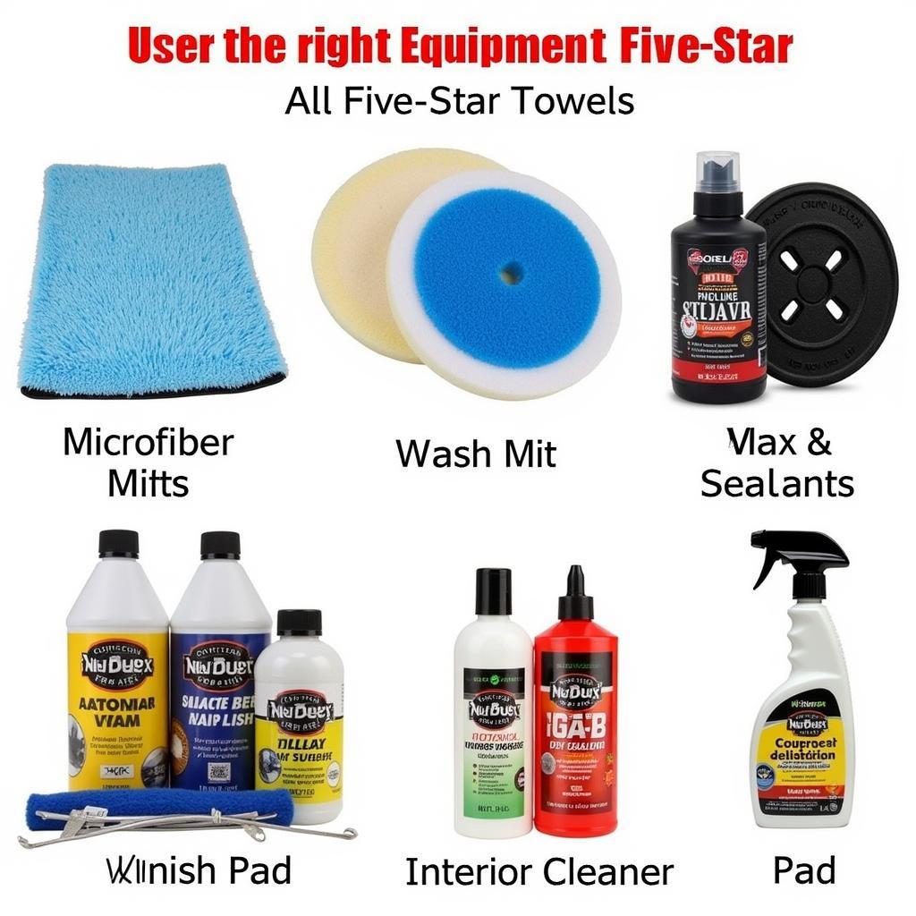 Detailing Products and Tools