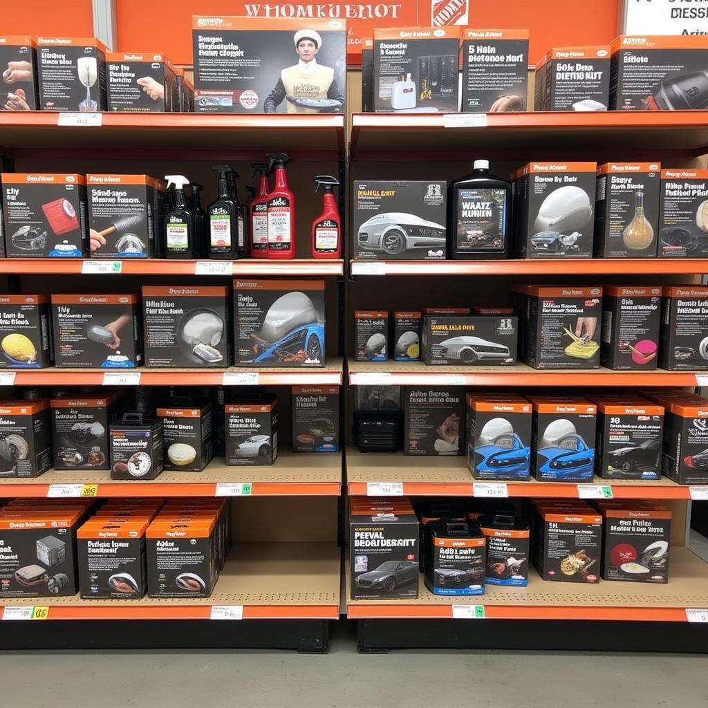 Variety of Car Detailing Kits at Home Depot