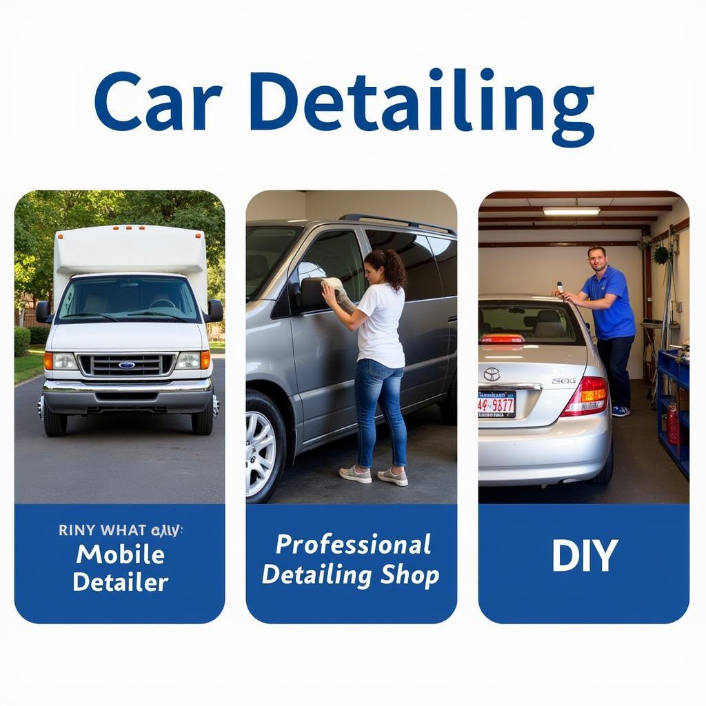 Comparing Different Car Detailing Options: Mobile, Shop, and DIY