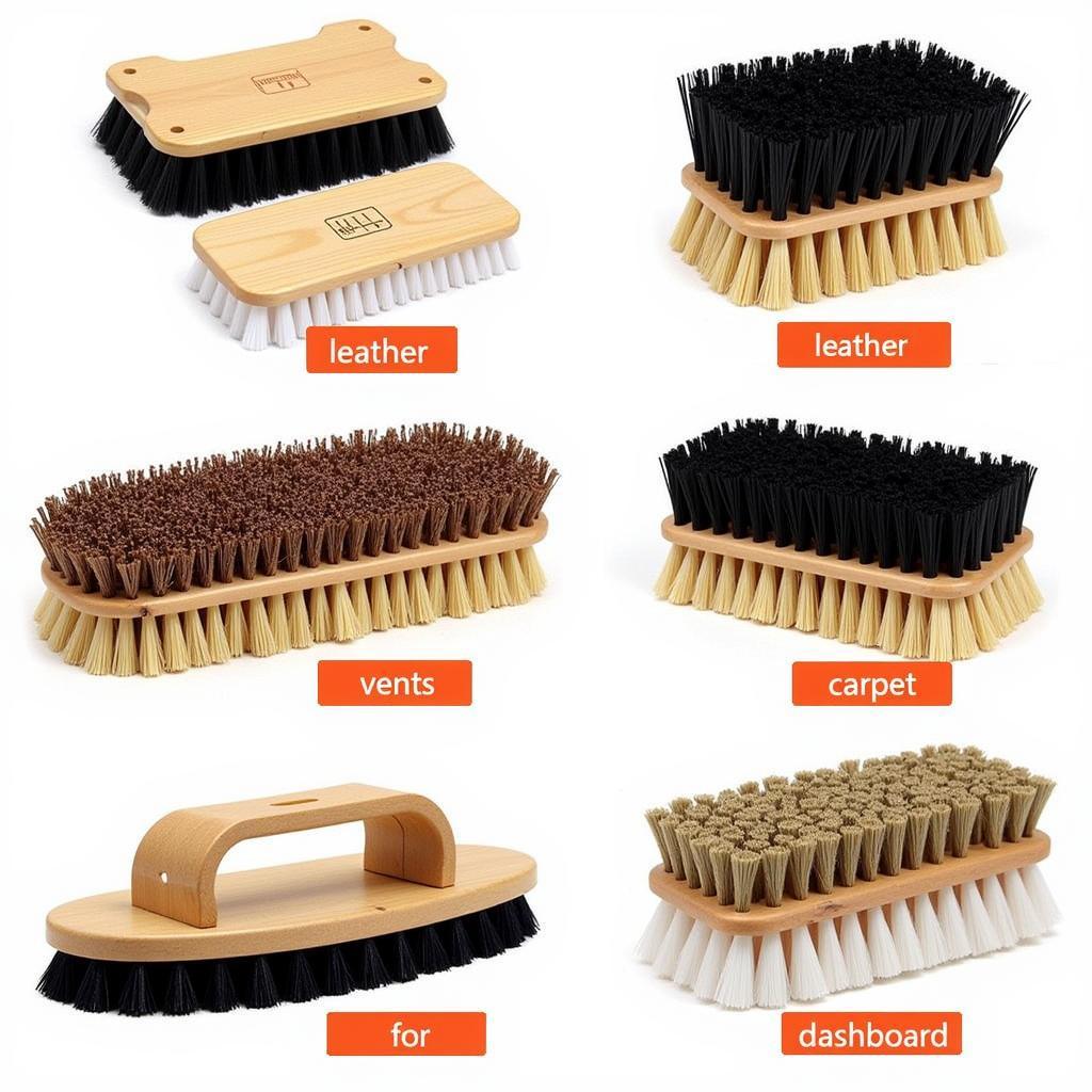 Different Types of Car Detailing Brushes