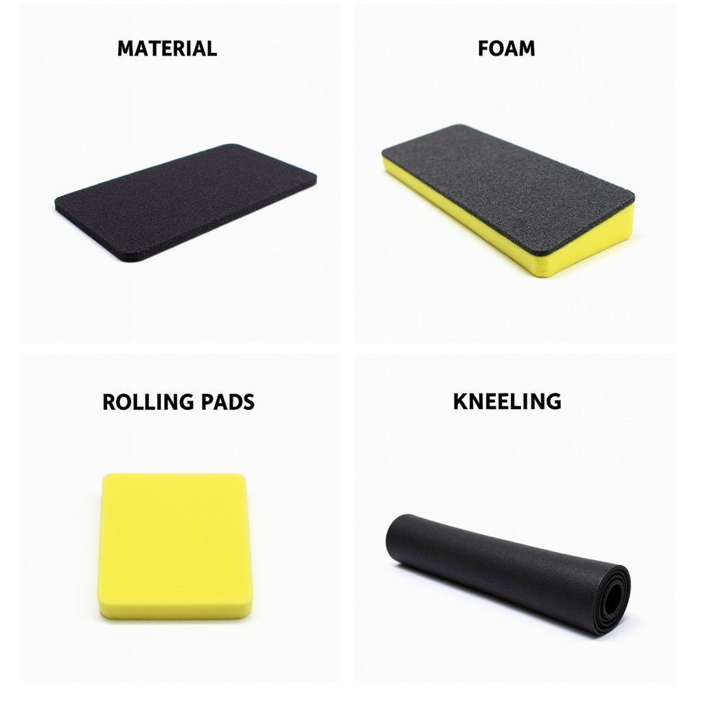 Different Types of Car Detailing Kneeling Pads: Foam, Gel, and Rolling