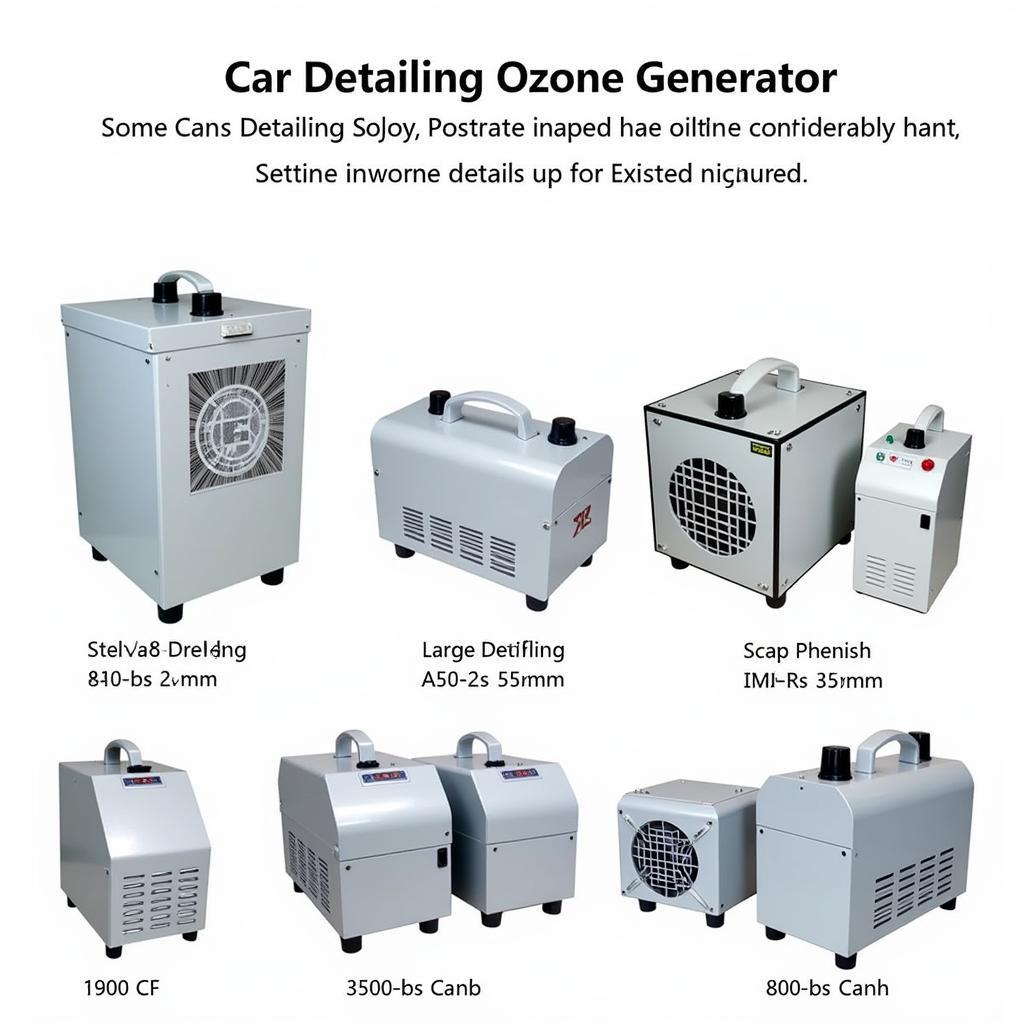 Car Detailing Ozone Machine: A Deep Dive into Odor Elimination