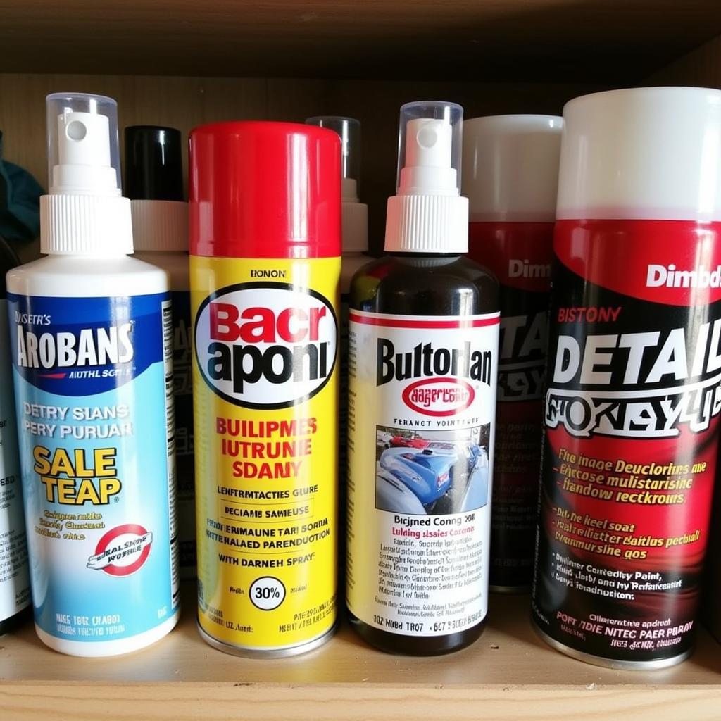 Various Detail Spray Products