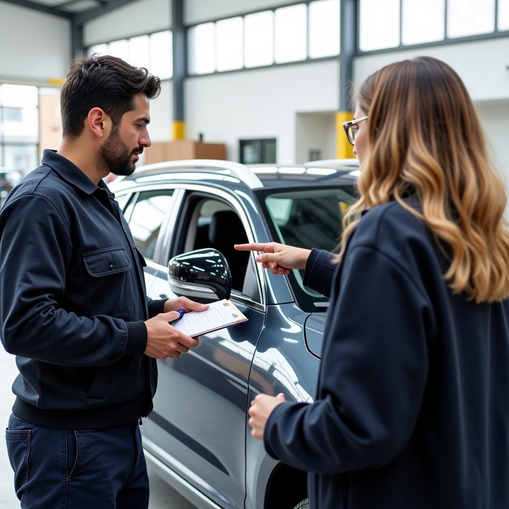 Discussing Car Detailing Expectations