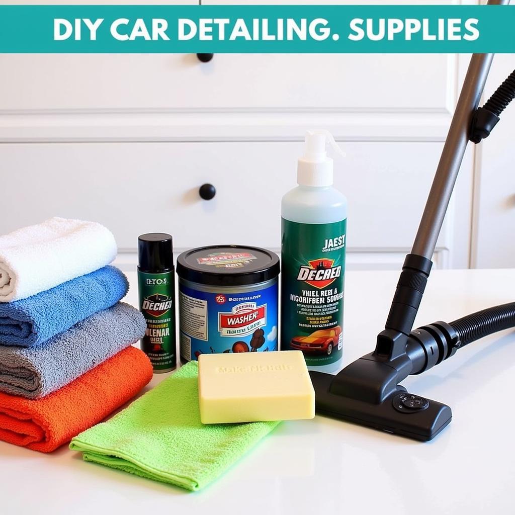 DIY Car Detailing Supplies