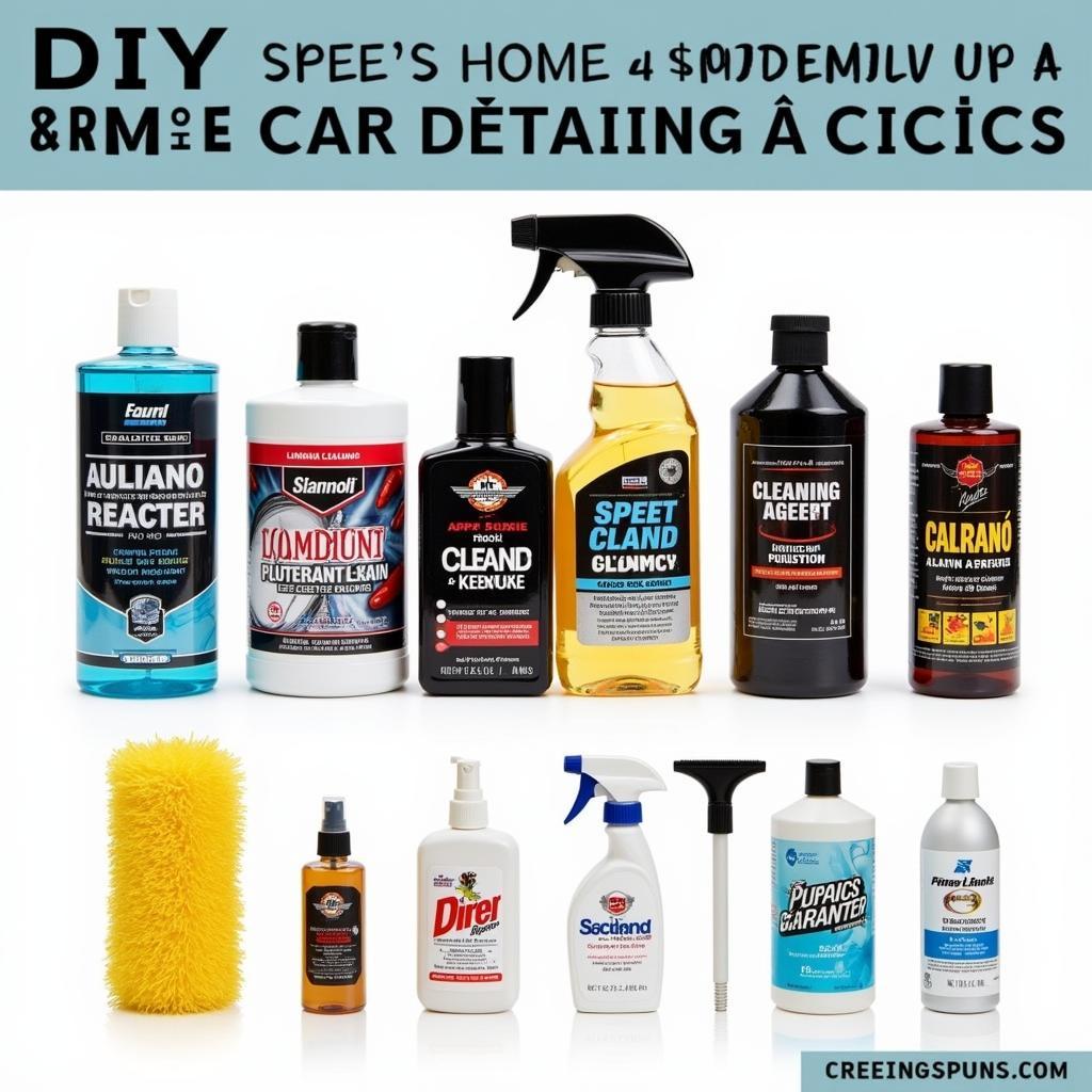 DIY Car Detailing Supplies: Essential Ingredients for Making Your Own Car Detailer