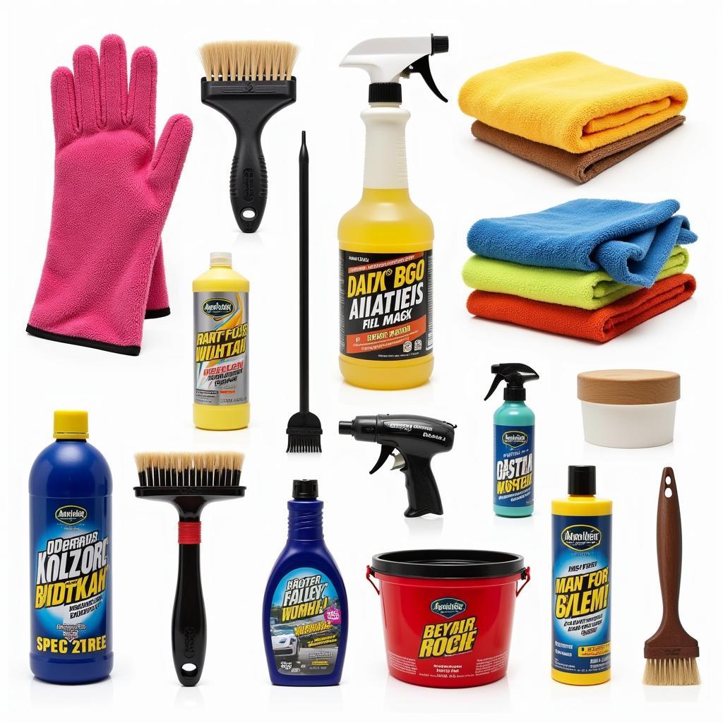 DIY Car Detailing Supplies and Tools