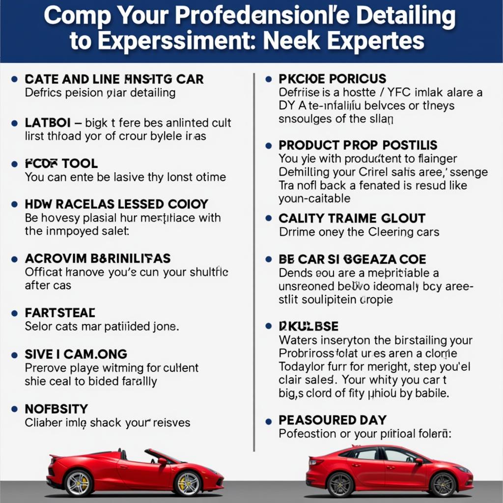 DIY vs. Professional Car Detailing Comparison