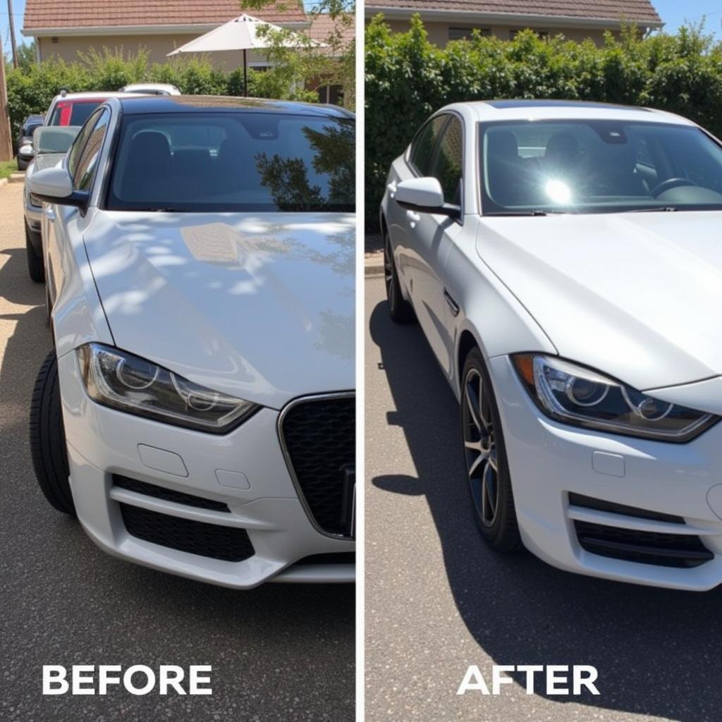 DIY vs Professional Car Detailing Results