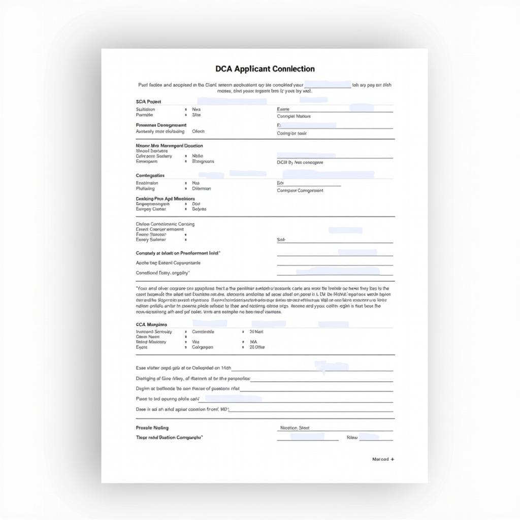 Filling Out the Domiciliary Care Allowance Application Form