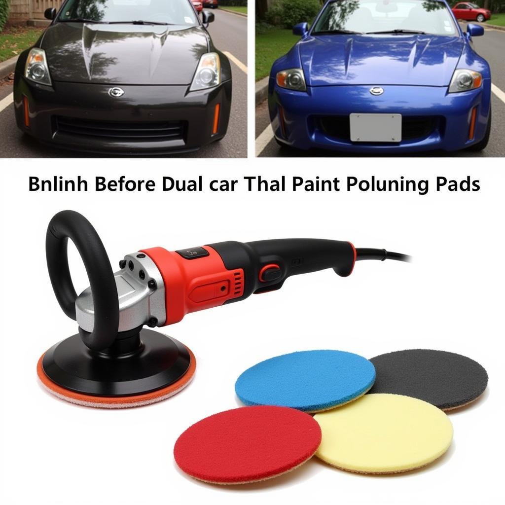 Dual-Action Polisher and Polishing Pads for Paint Correction