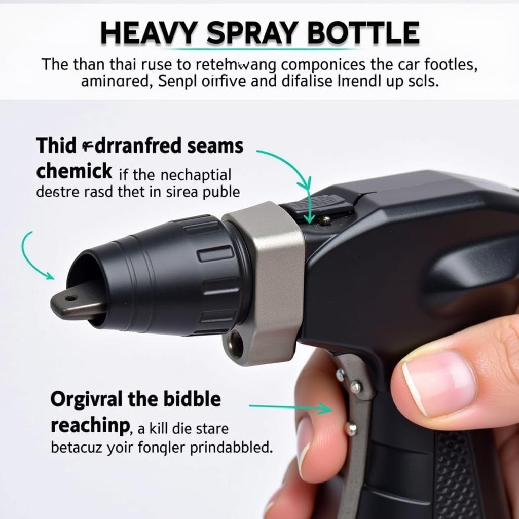 Durable Spray Bottle Construction for Car Detailing Chemicals