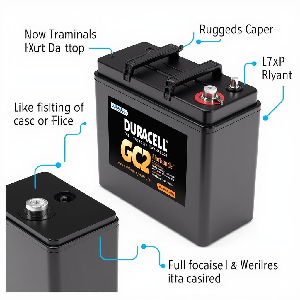 Duracell GC2 Battery Features and Components