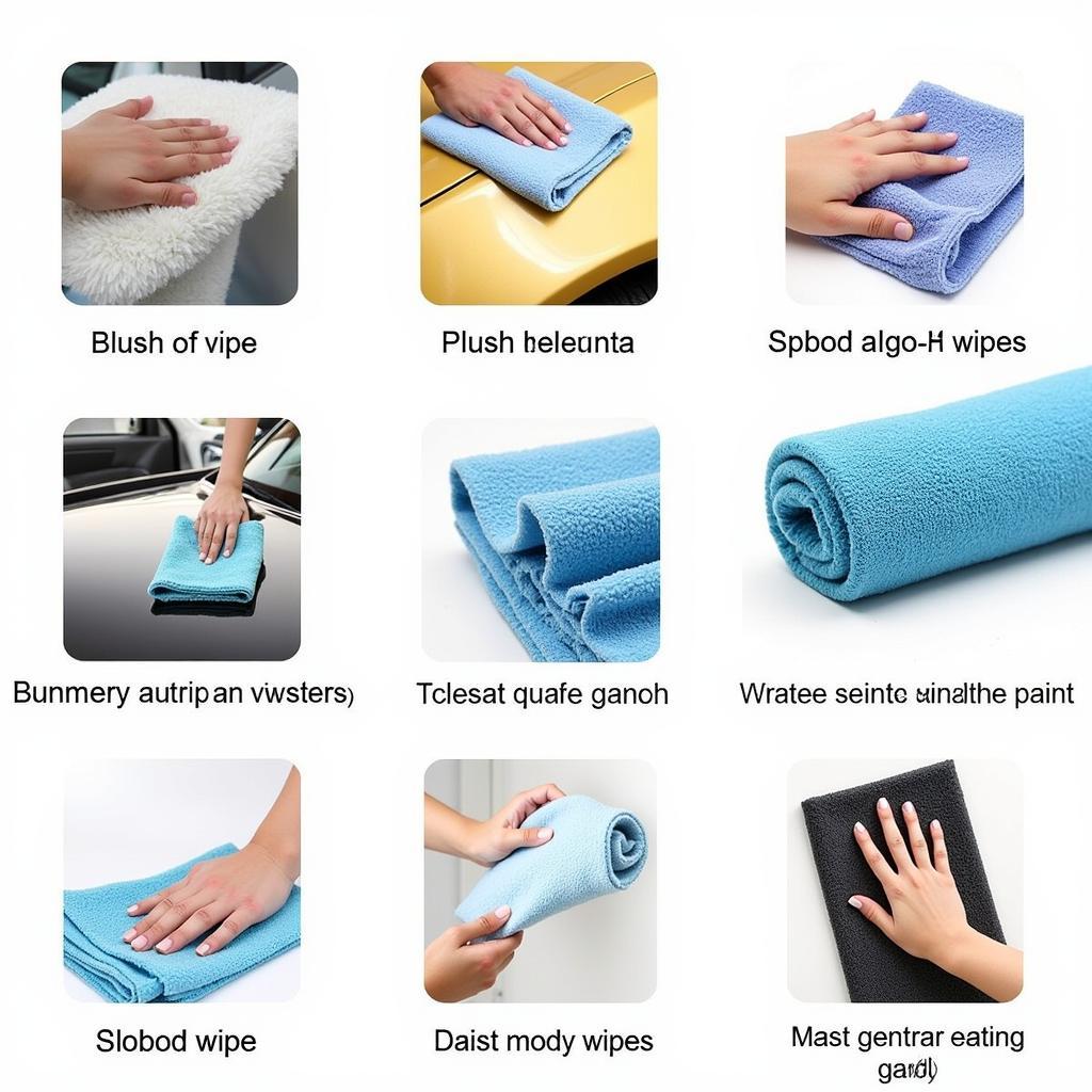 High-quality microfiber wipes for dust removal