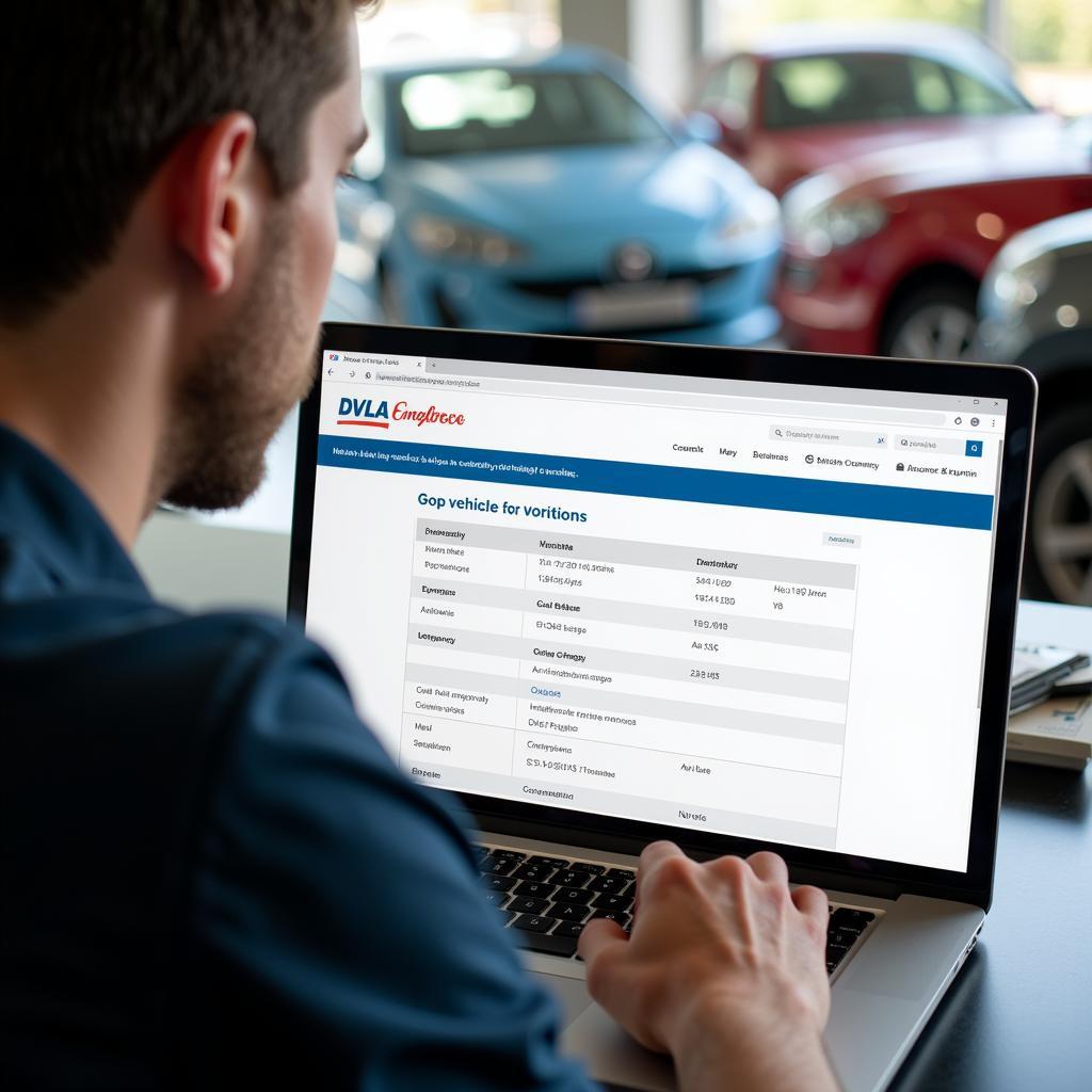 Checking DVLA Car Ownership Details