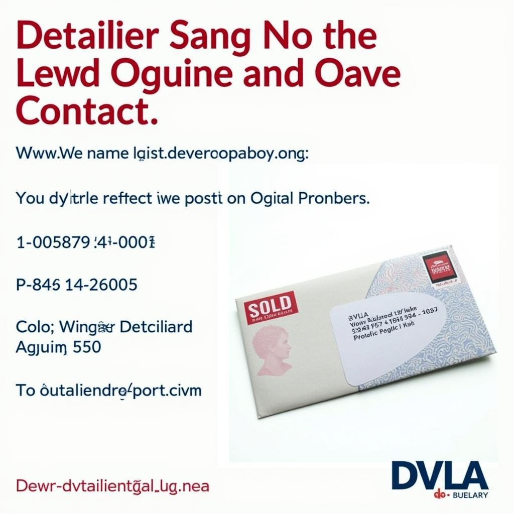 Contacting the DVLA in the UK