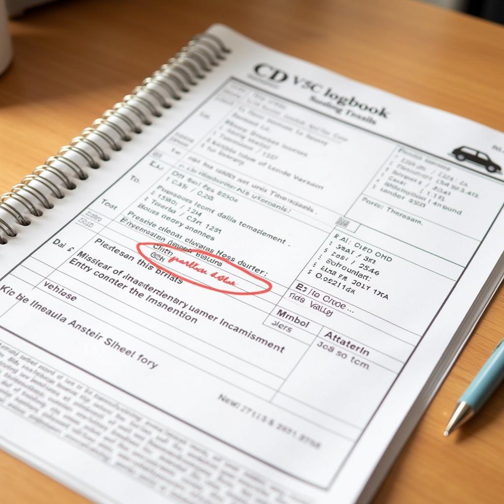 DVLA V5C Logbook with Incorrect Details