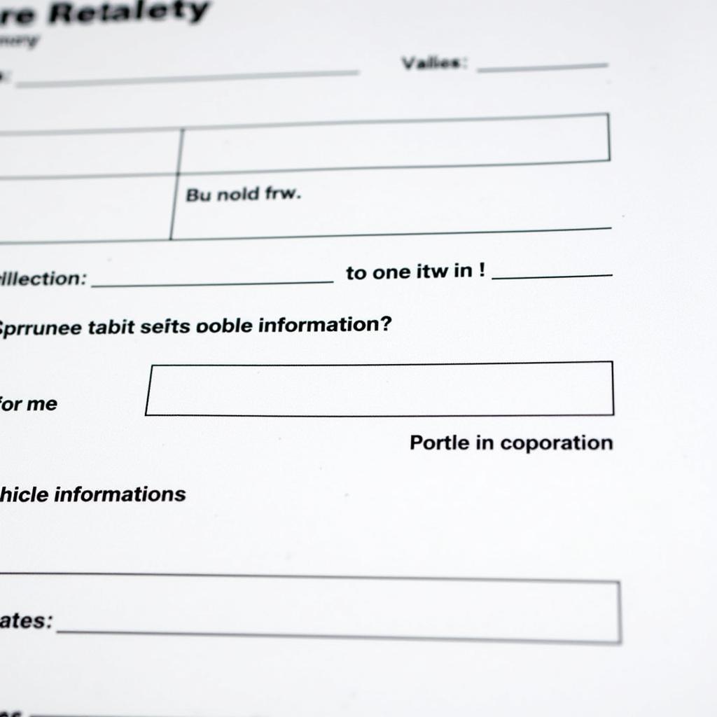 DVLA V888 Form for Requesting Vehicle Information