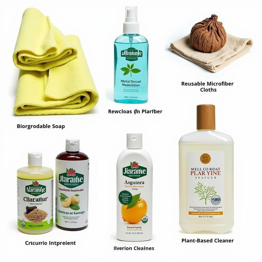 Eco-Friendly Car Detailing Products Display