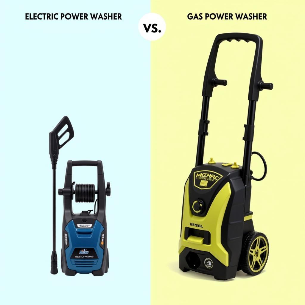 Electric vs. Gas Power Washer Comparison