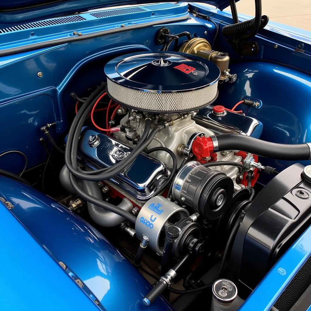 Engine Bay Detailing for a Car Show