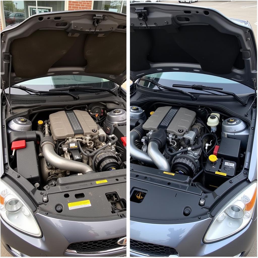 Engine Detailing Before & After