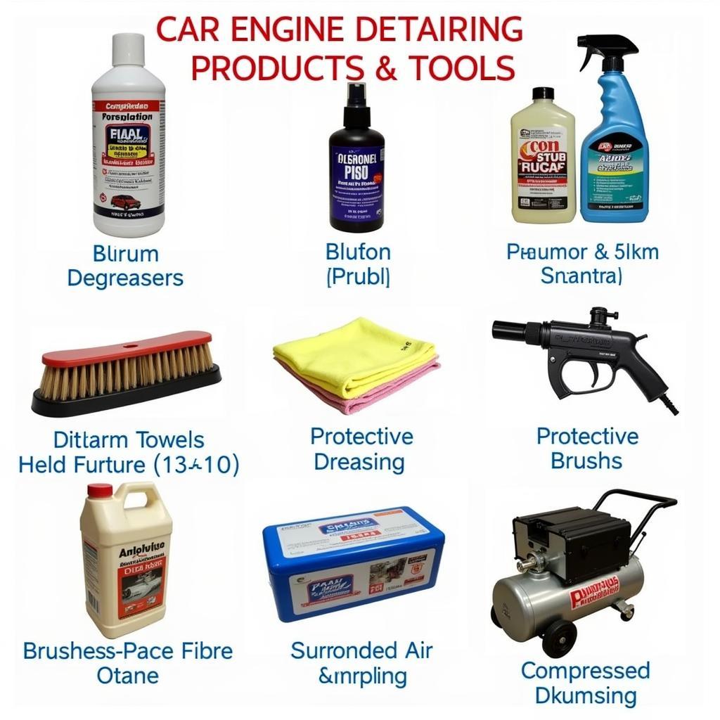 Essential Products and Tools for Engine Detailing