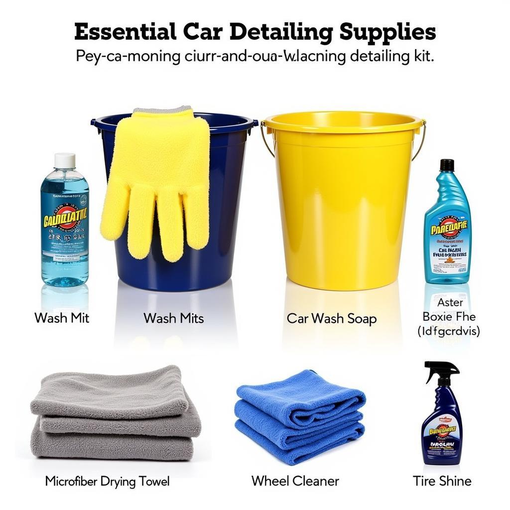 Essential Car Detailing Supplies for Beginners