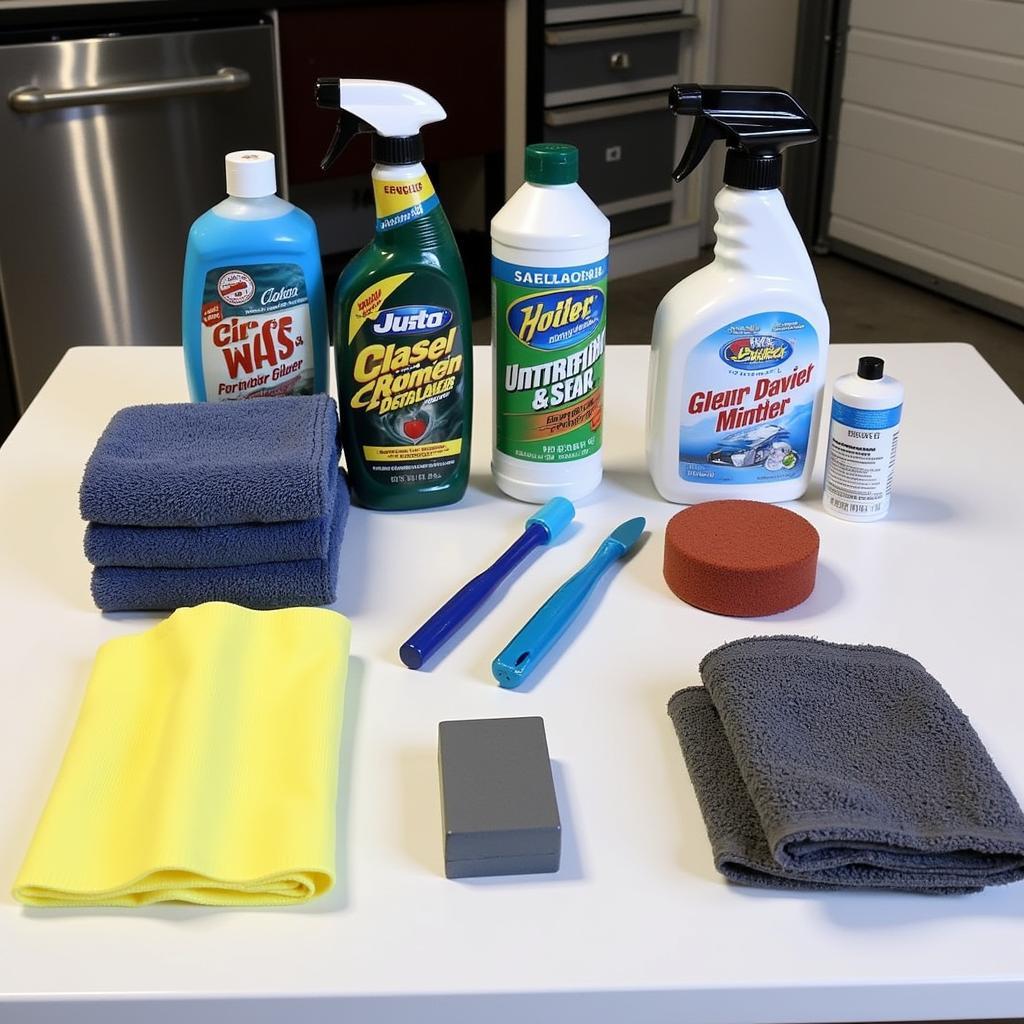 Essential Car Detailing Supplies Kit