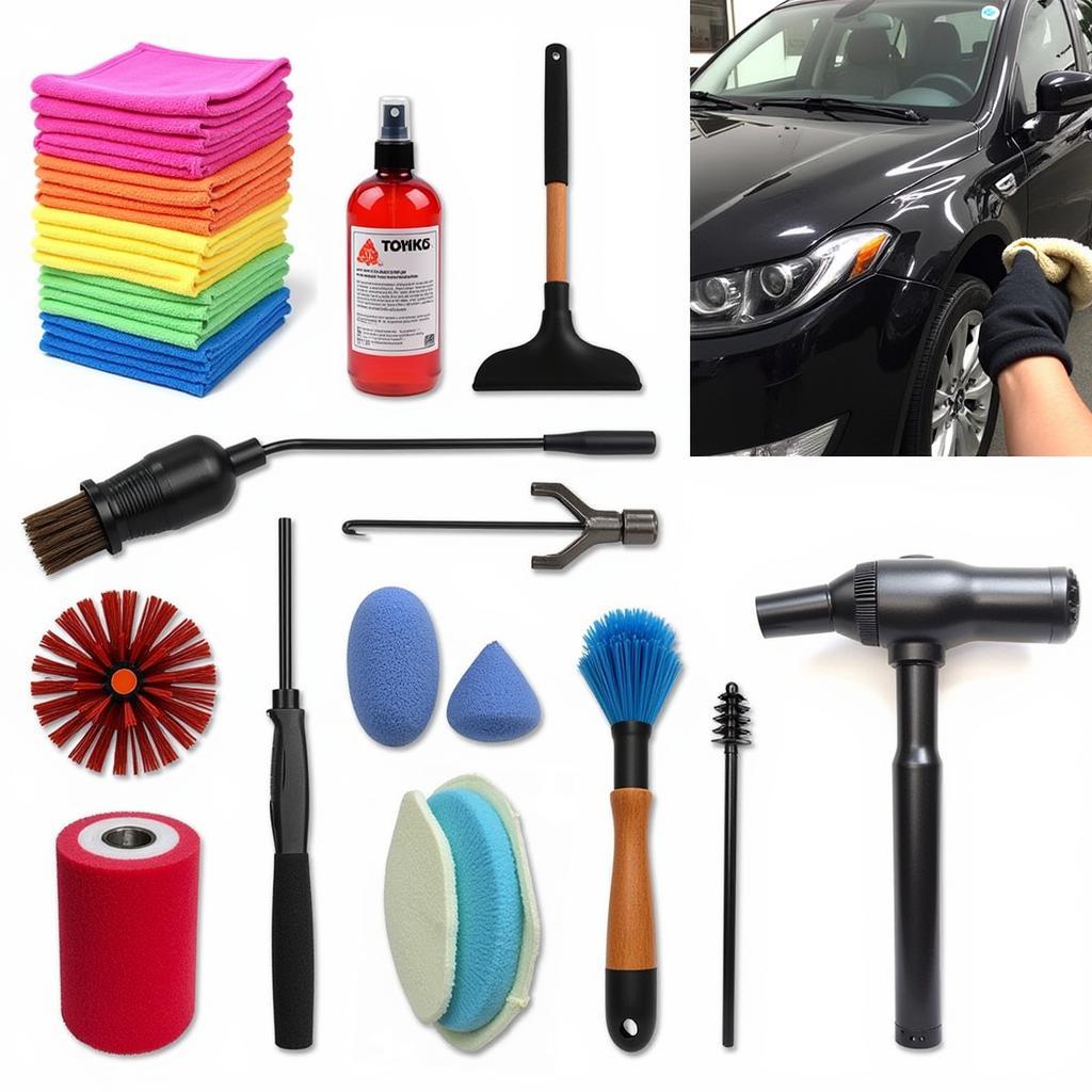 Essential Car Detailing Tools: Microfiber Towels, Brushes, Vacuum, Applicators