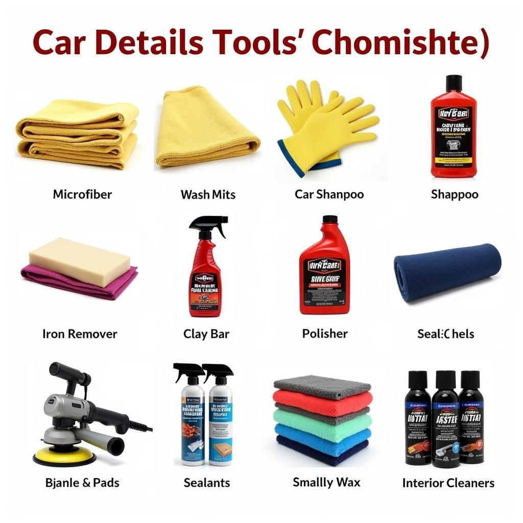 Essential Car Detailing Tools and Products