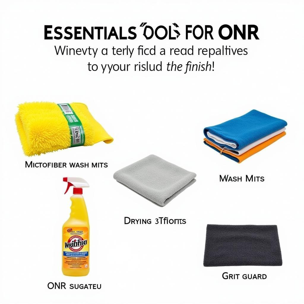 Essential Tools for ONR Car Detailing