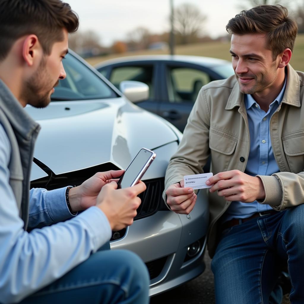 Exchanging Information After a Car Accident