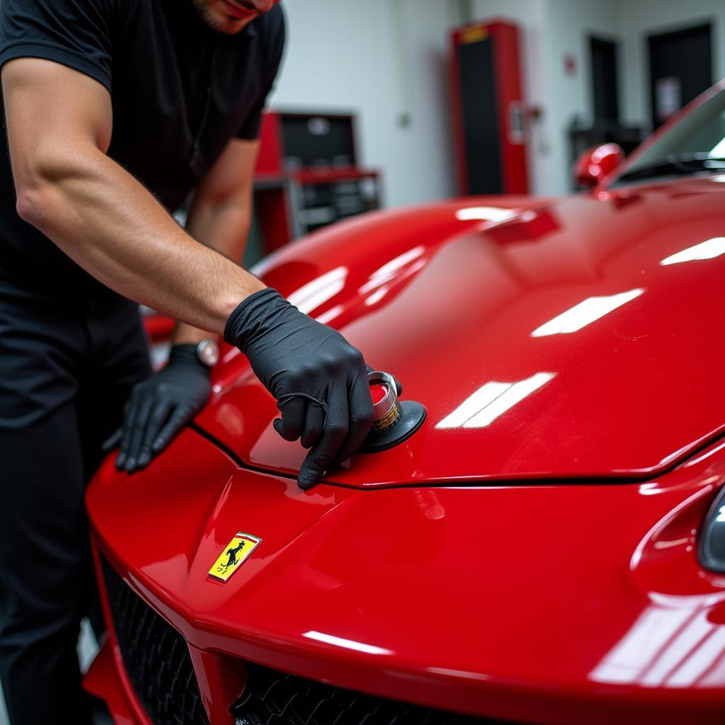 Exotic Car Paint Correction in Calgary