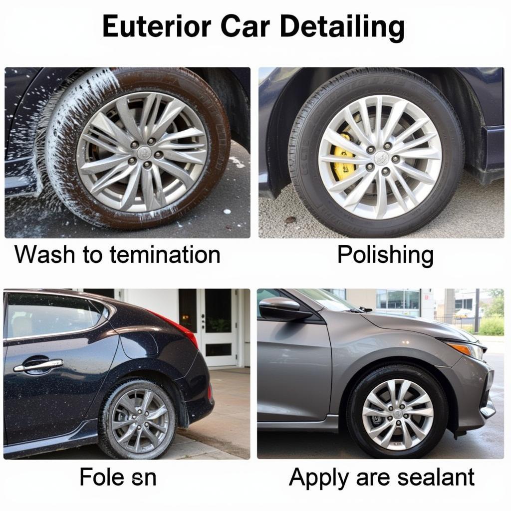 Exterior Car Detailing Process