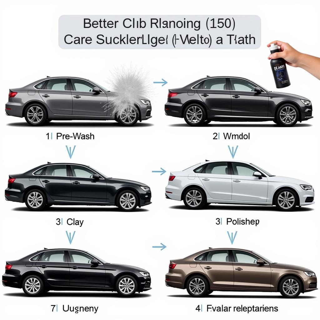 Exterior Car Detailing Process in Action