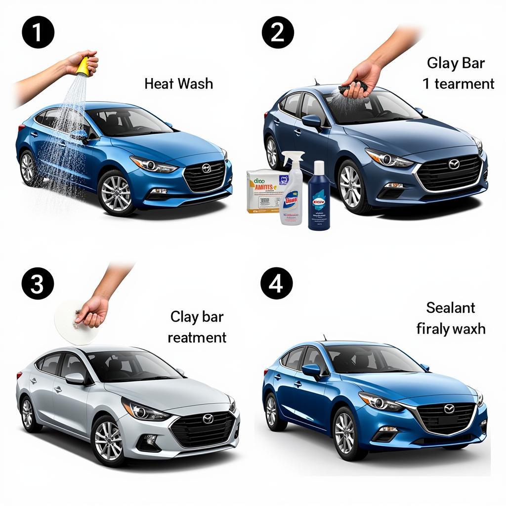 Exterior Car Detailing Process in Action