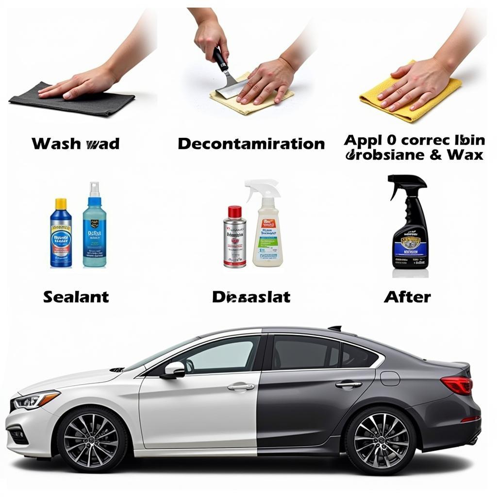 Exterior Car Detailing Process