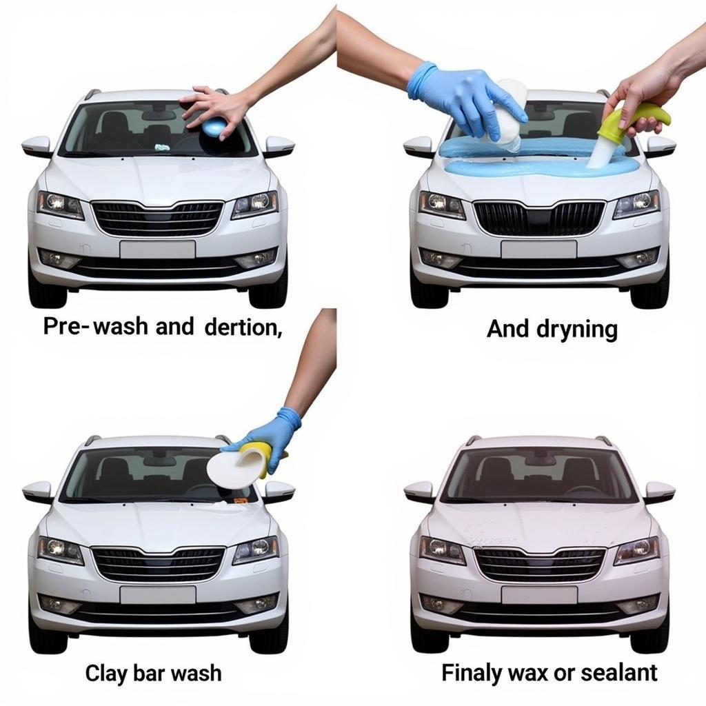 Exterior Car Detailing Process: From Pre-Wash to Wax Application