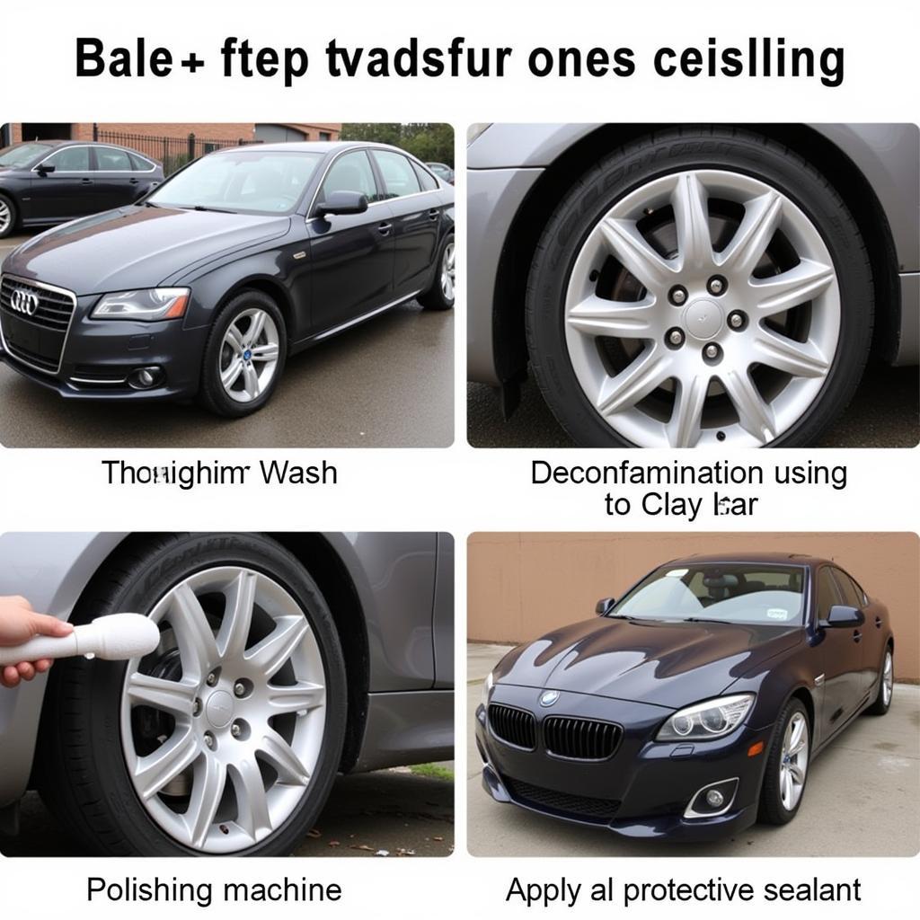 Exterior Car Detailing Process: Washing, Decontamination, Paint Correction, and Protection