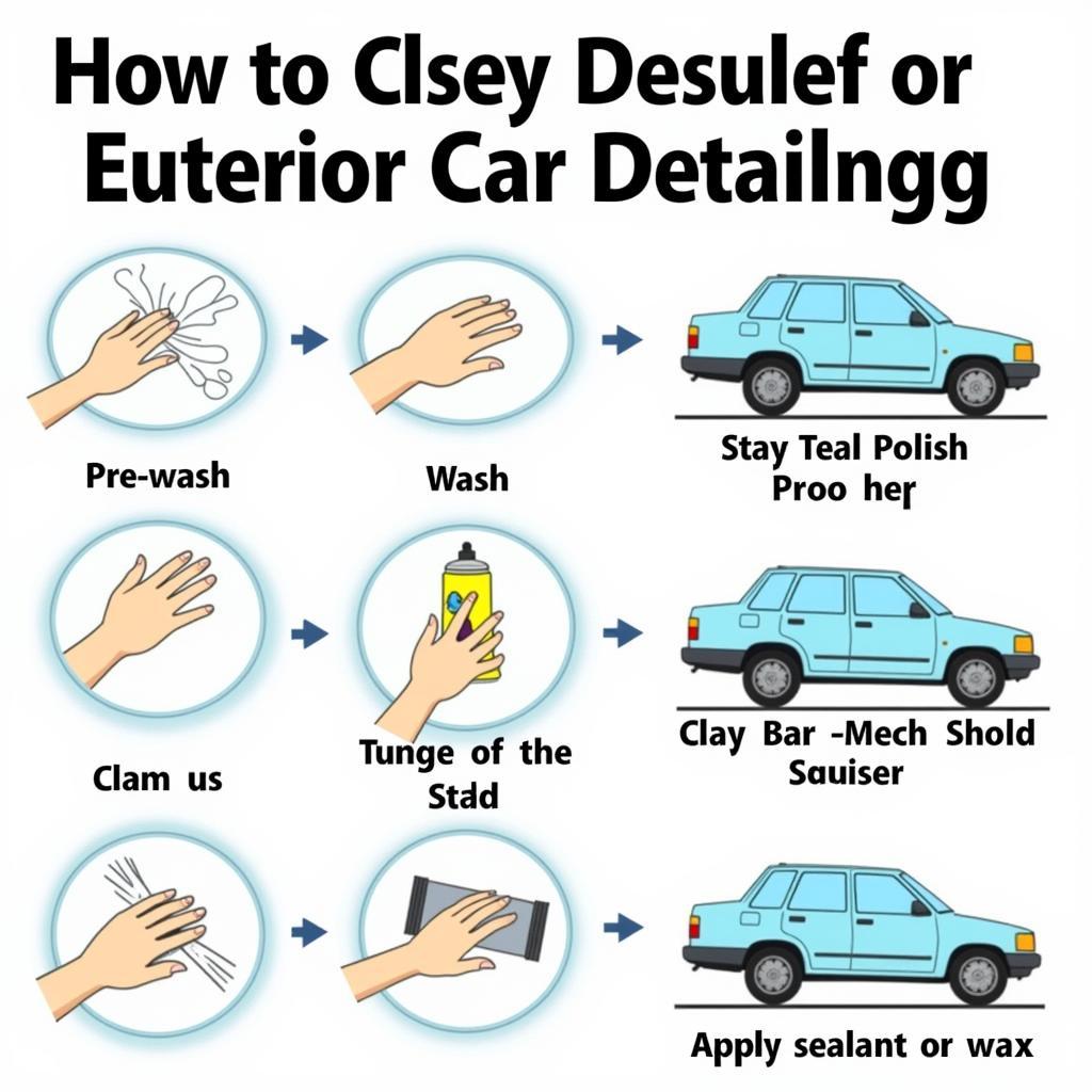 Exterior Car Detailing Process