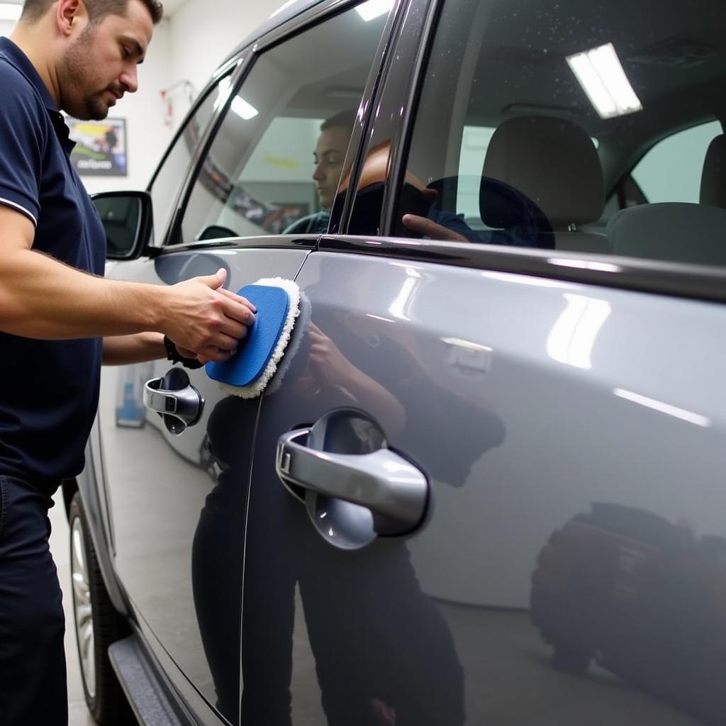 Applying Ceramic Coating During Exterior Detailing